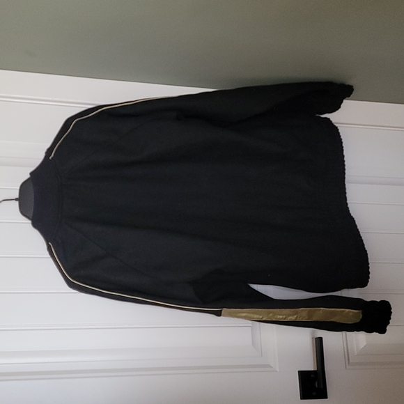 True Religion Mens Black and Gold Fashion Brand New Varsity Jacket Coat … - Picture 11 of 13